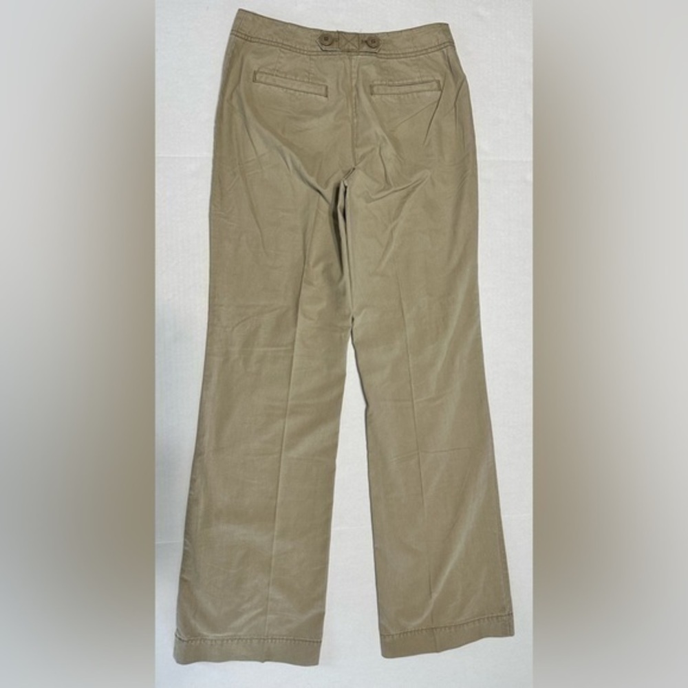 J. Jill Cotton Pants Khaki Stone Womens Size 2 casual bigger buttons‎ - Picture 9 of 14